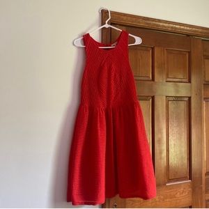 Coral Anthropologie Dress